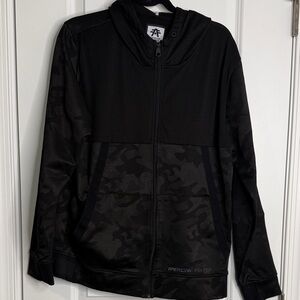American Fighter Camo Black Lightweight Jacket